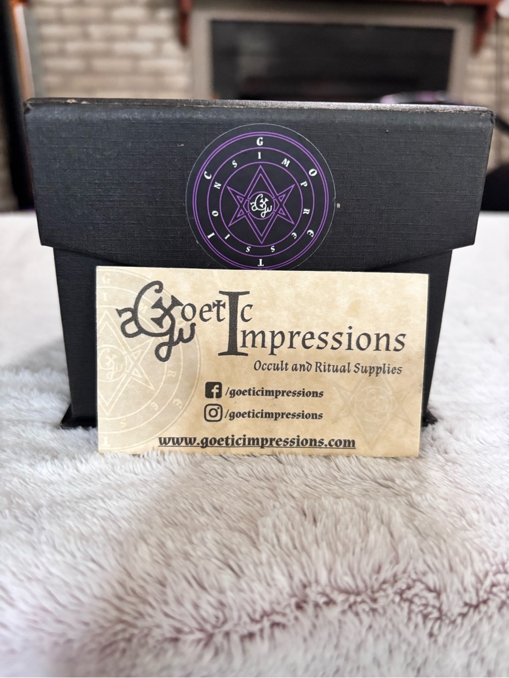 Goetic Impressions Engraved Crystal Ball